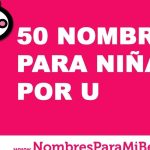 nombres de mujer con u